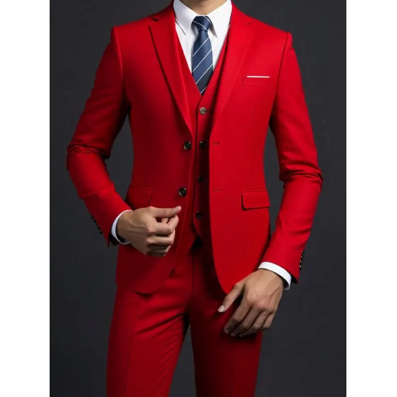 Sebastiano | Completo Uomo Tre Pezzi Slim Fit Due Bottoni 11