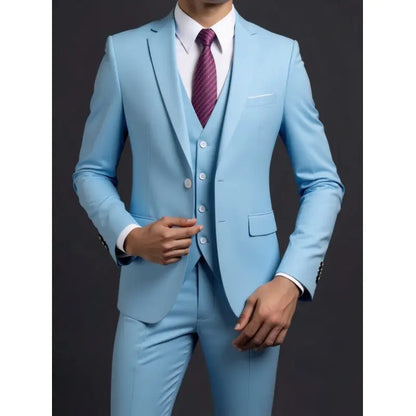 Sebastiano | Completo Uomo Tre Pezzi Slim Fit Due Bottoni 14