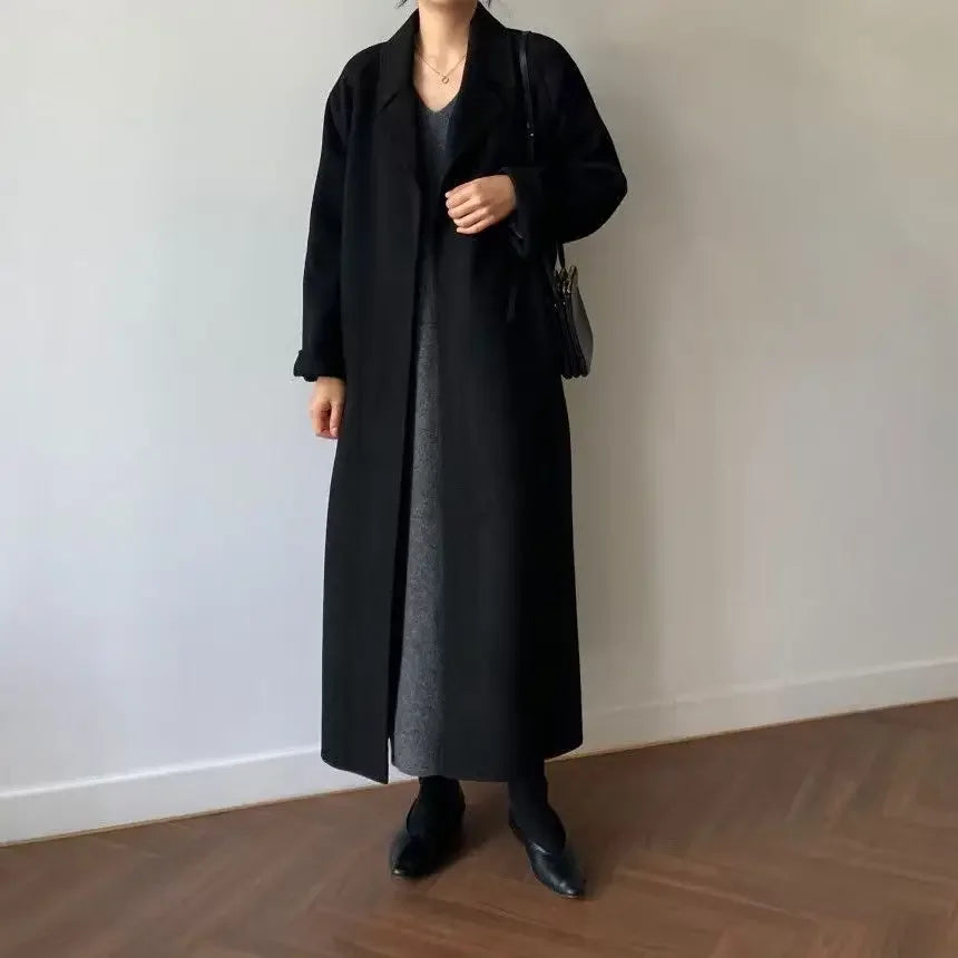 Cappotto Donna con Cintura Vita Invernale