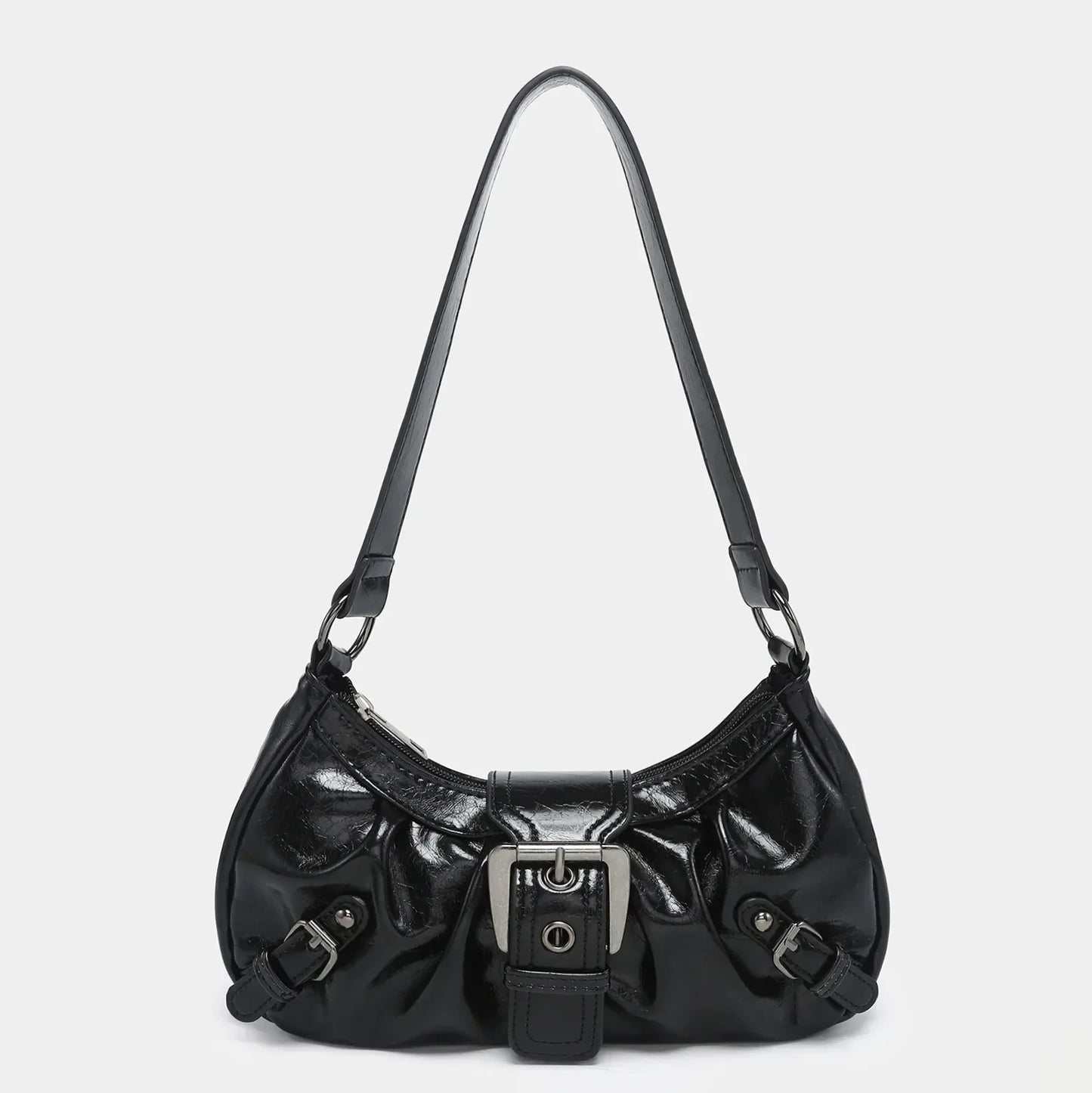Borsa Tracolla Donna Vintage con Borchie Stile Y2K