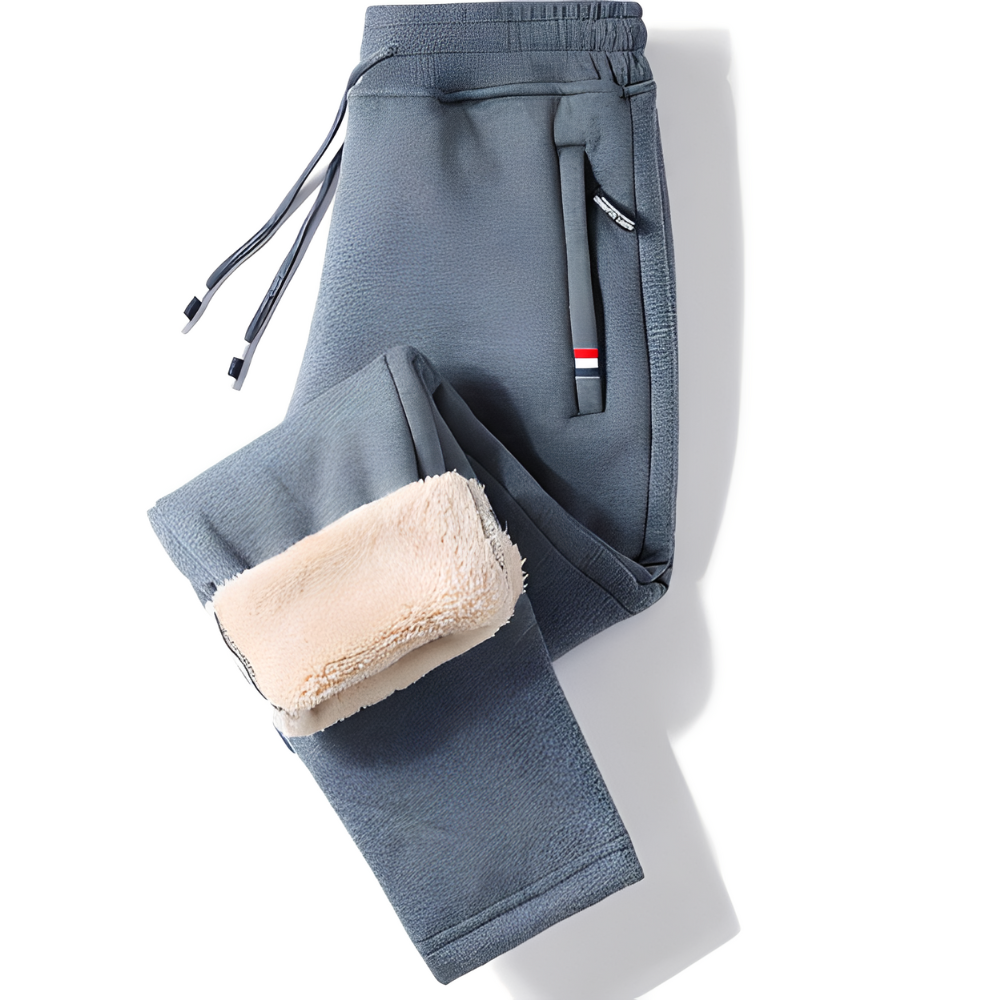 Pantaloni Uomo Termici Dritti Stile Casual - Brentozzi