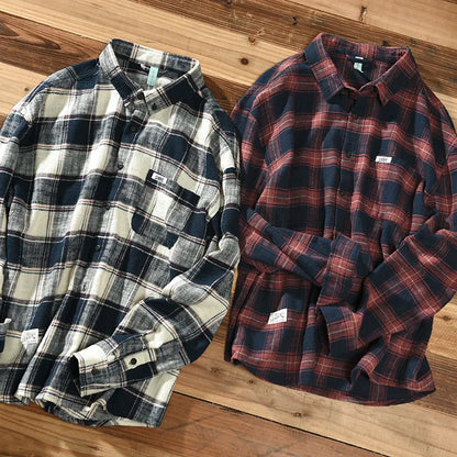 Camicia Uomo a Quadri Manica Lunga