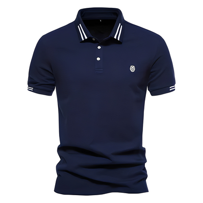 Polo Uomo Elegante Manica Corta Classica