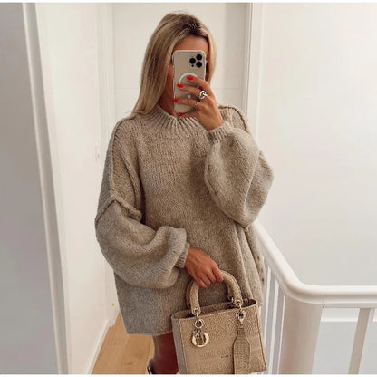 Maglione Donna Oversize in Maglia Morbida