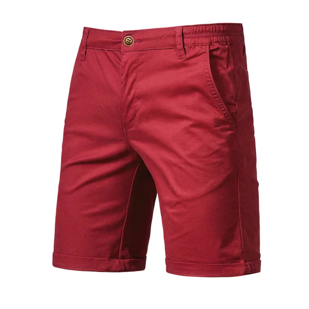 Pantaloncini Chino Uomo con Bottoni Casual