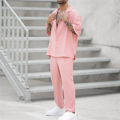 Completo Estivo Uomo Maglia Manica Corta e Pantaloncini
