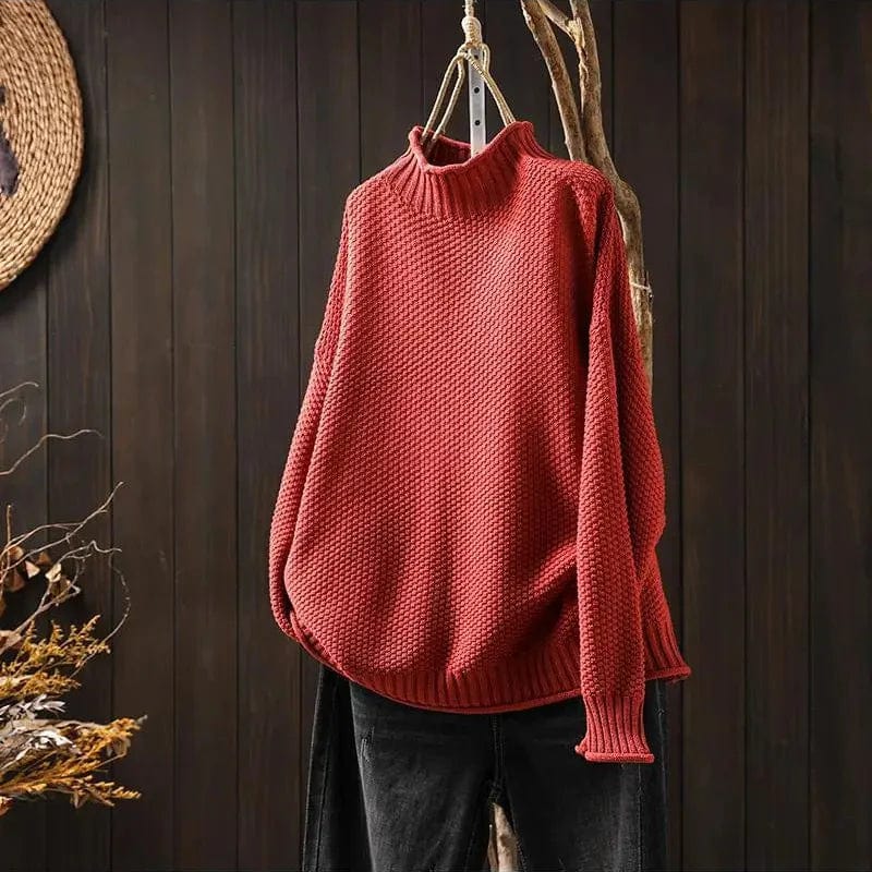 Maglione Donna Dolcevita Morbido Vestibilità Ampia