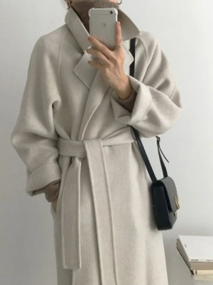 Cappotto Donna con Cintura Vita Invernale