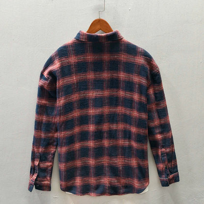 Camicia Uomo a Quadri Manica Lunga
