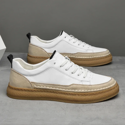 Scarpe Derby Uomo Stringate Suola in Gomma