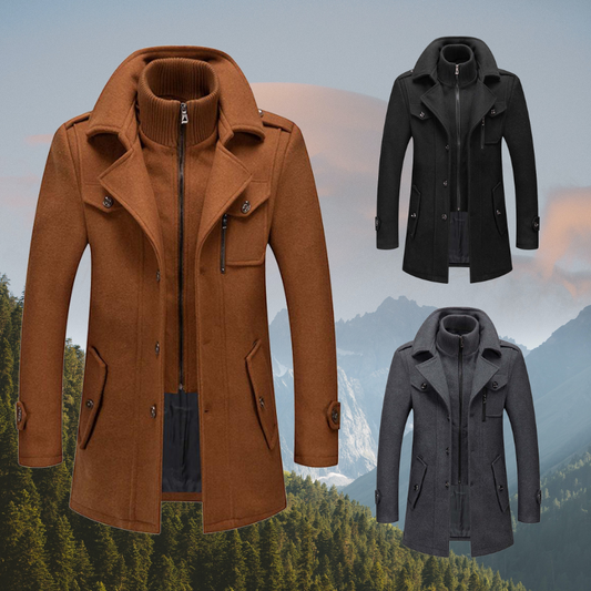 Cappotto Uomo Invernale Lungo Stile Moderno - Brentozzi