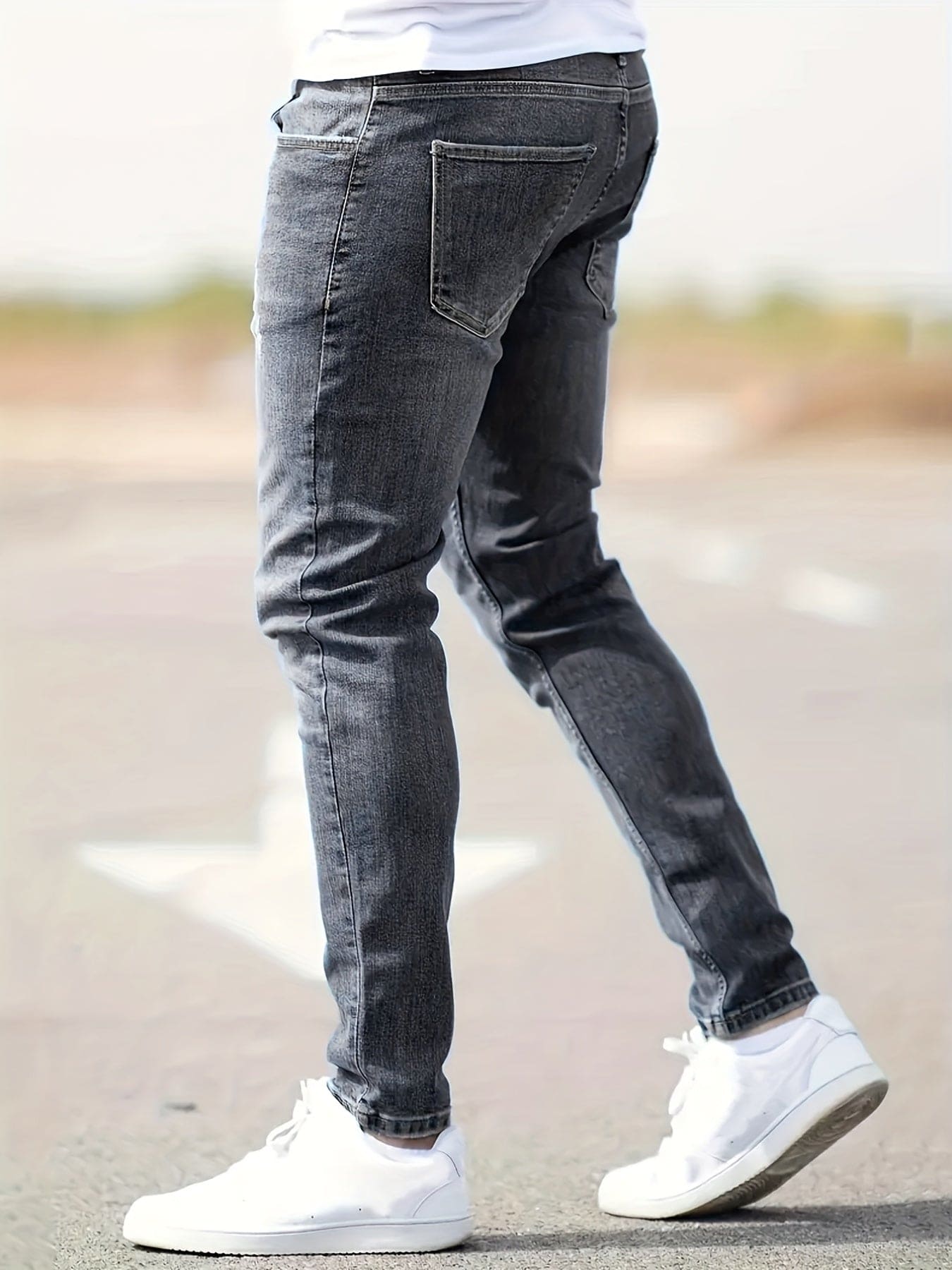 Jeans Uomo Skinny Slim Fit