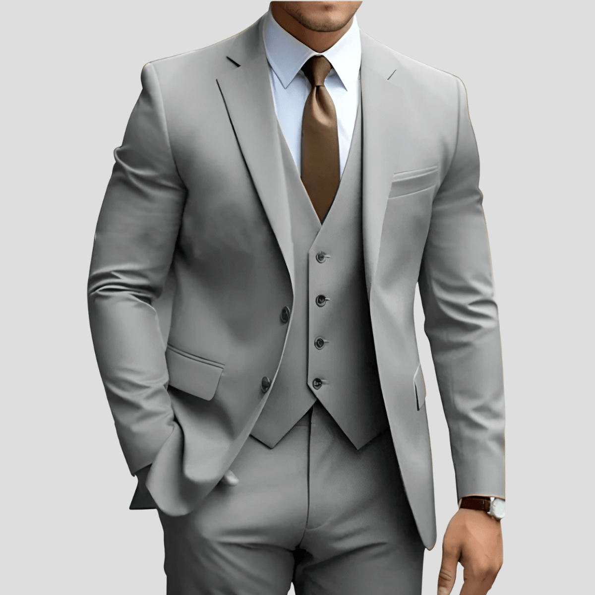 Completo Uomo Tre Pezzi con Gilet Classico