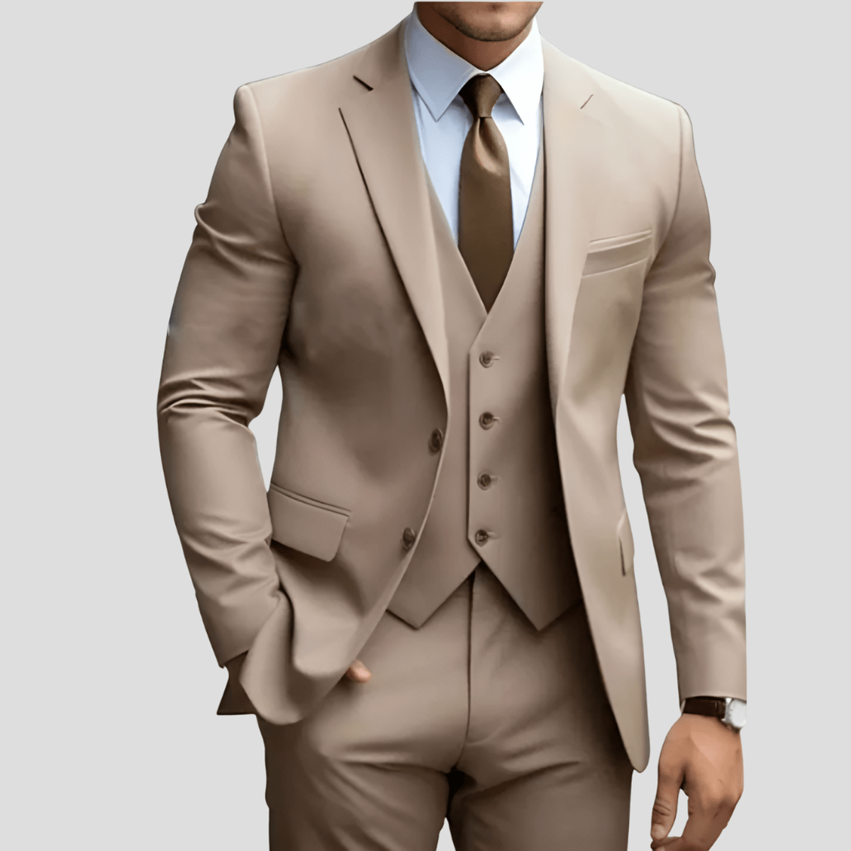 Completo Uomo Tre Pezzi con Gilet Classico