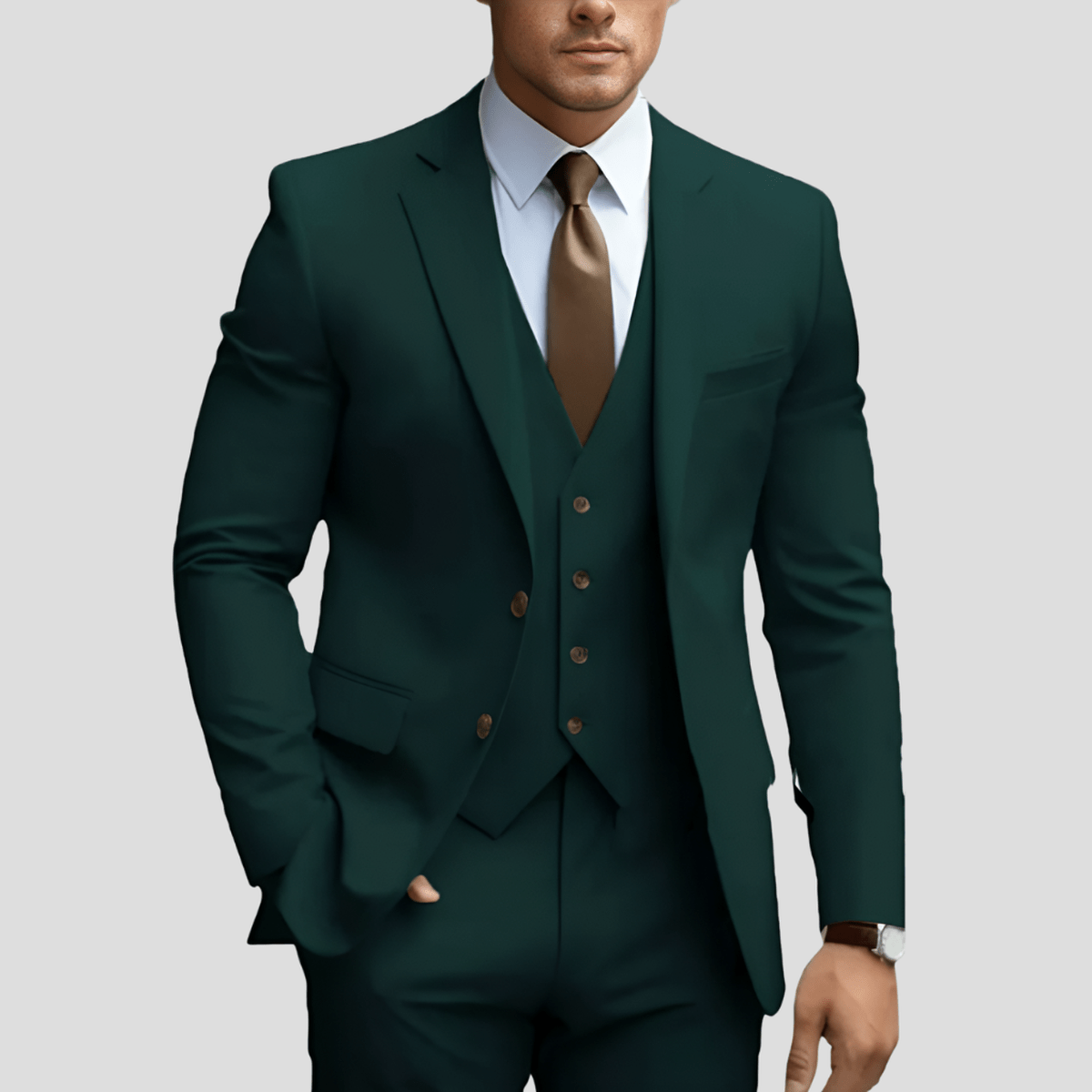 Completo Uomo Tre Pezzi con Gilet Classico - Brentozzi