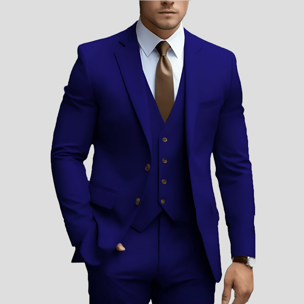 Completo Uomo Tre Pezzi con Gilet Classico