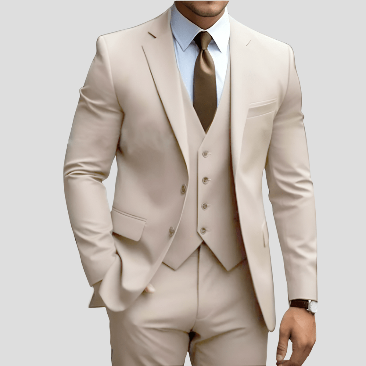 Completo Uomo Tre Pezzi con Gilet Classico