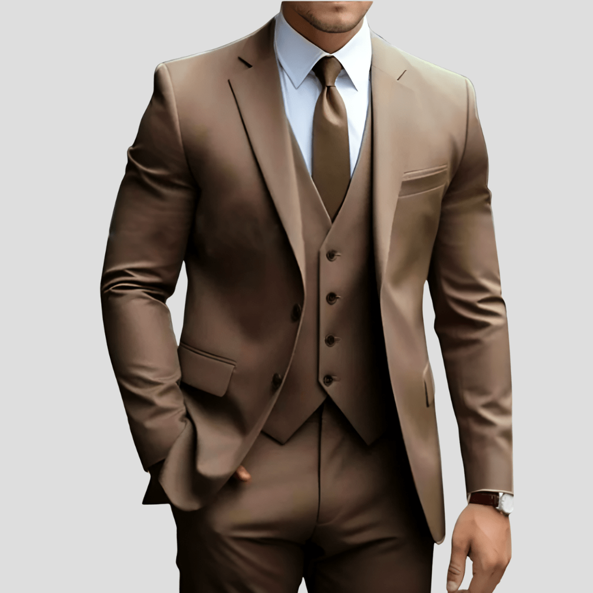 Completo Uomo Tre Pezzi con Gilet Classico