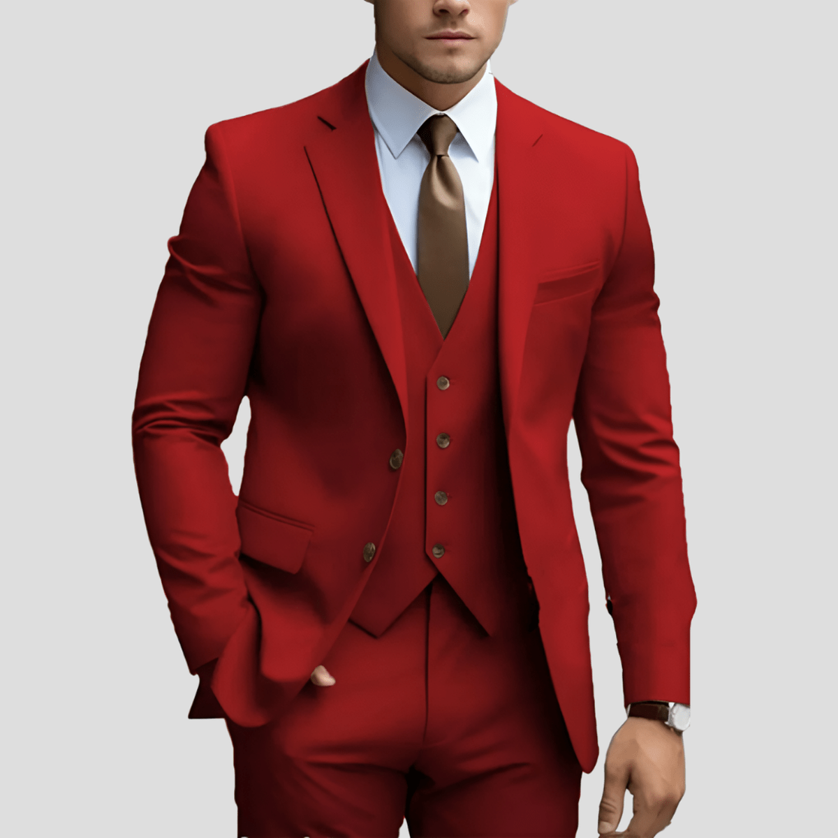 Completo Uomo Tre Pezzi con Gilet Classico