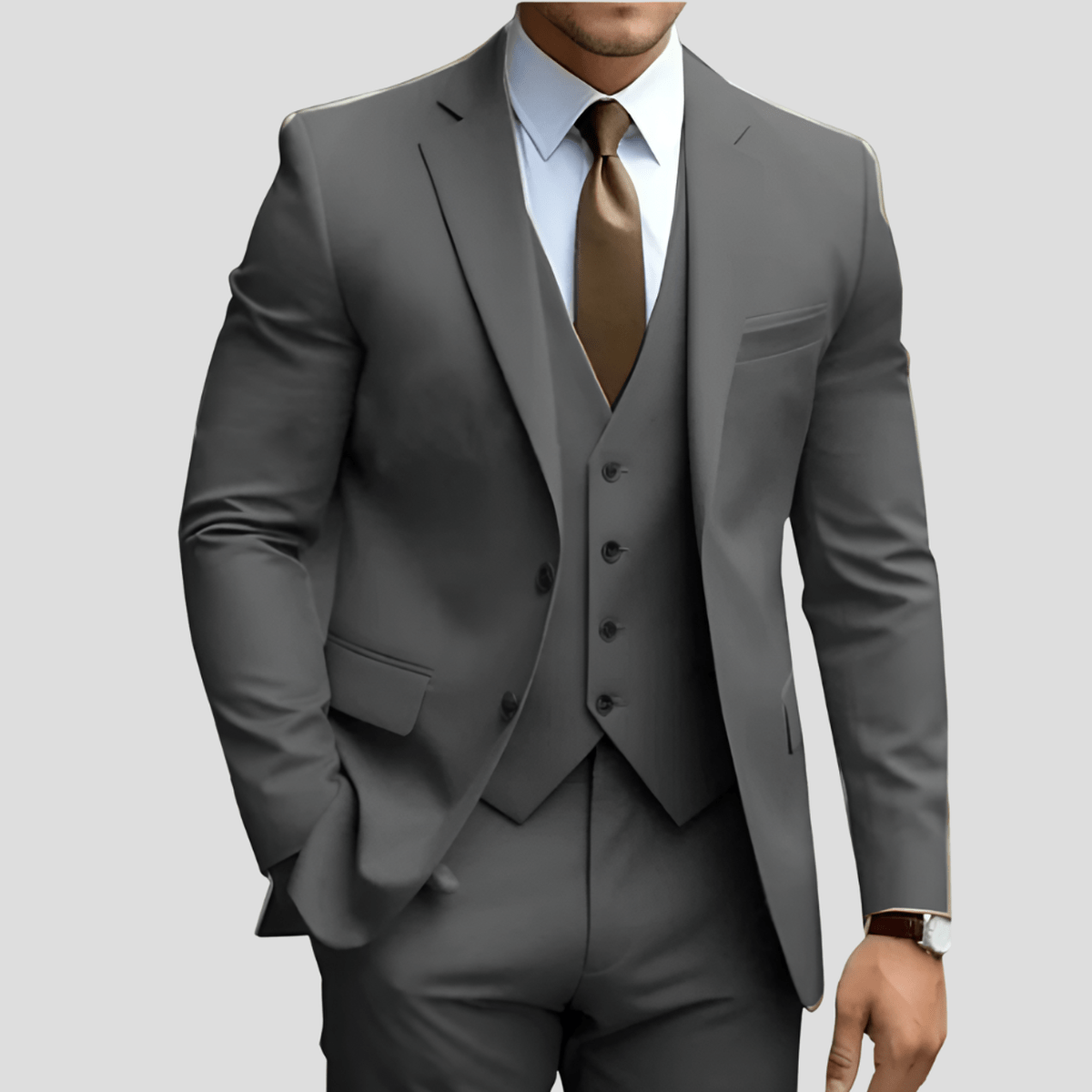 Completo Uomo Tre Pezzi con Gilet Classico