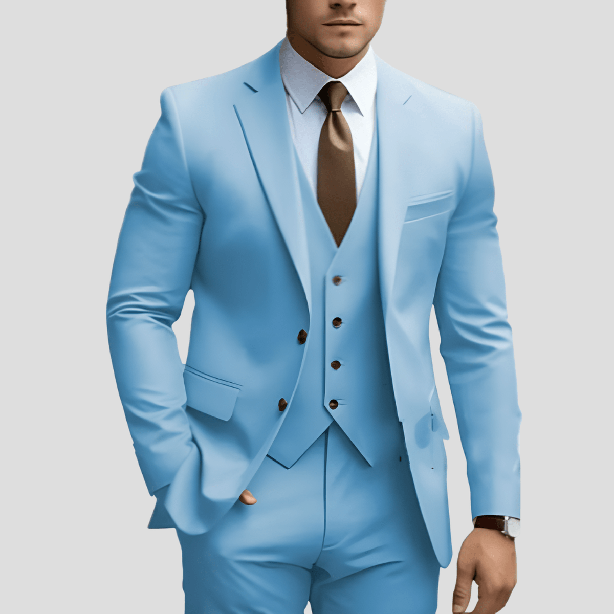 Completo Uomo Tre Pezzi con Gilet Classico