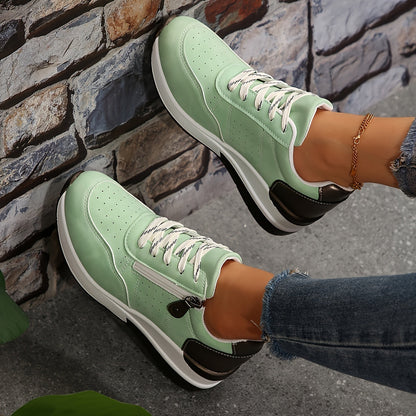 Sneakers basse ed eleganti da donna, comode e ammortizzate in gomma 7