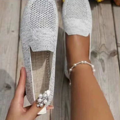 Sneakers casual comode da donna, in mesh leggero 6