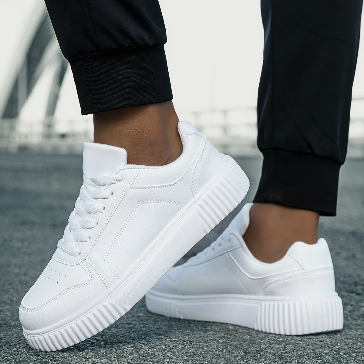 Sneakers Donna Sintetiche Comode Suola Antiscivolo - Vesarelli