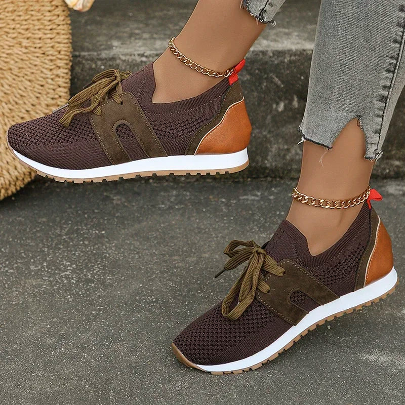 Sneakers da donna comode in maglia, calzature leggere ed eleganti 2
