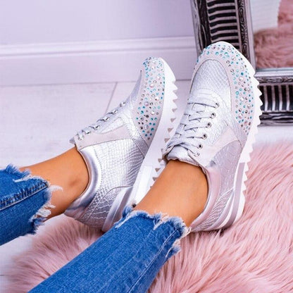 Sneakers da donna eleganti e comode in similpelle 3