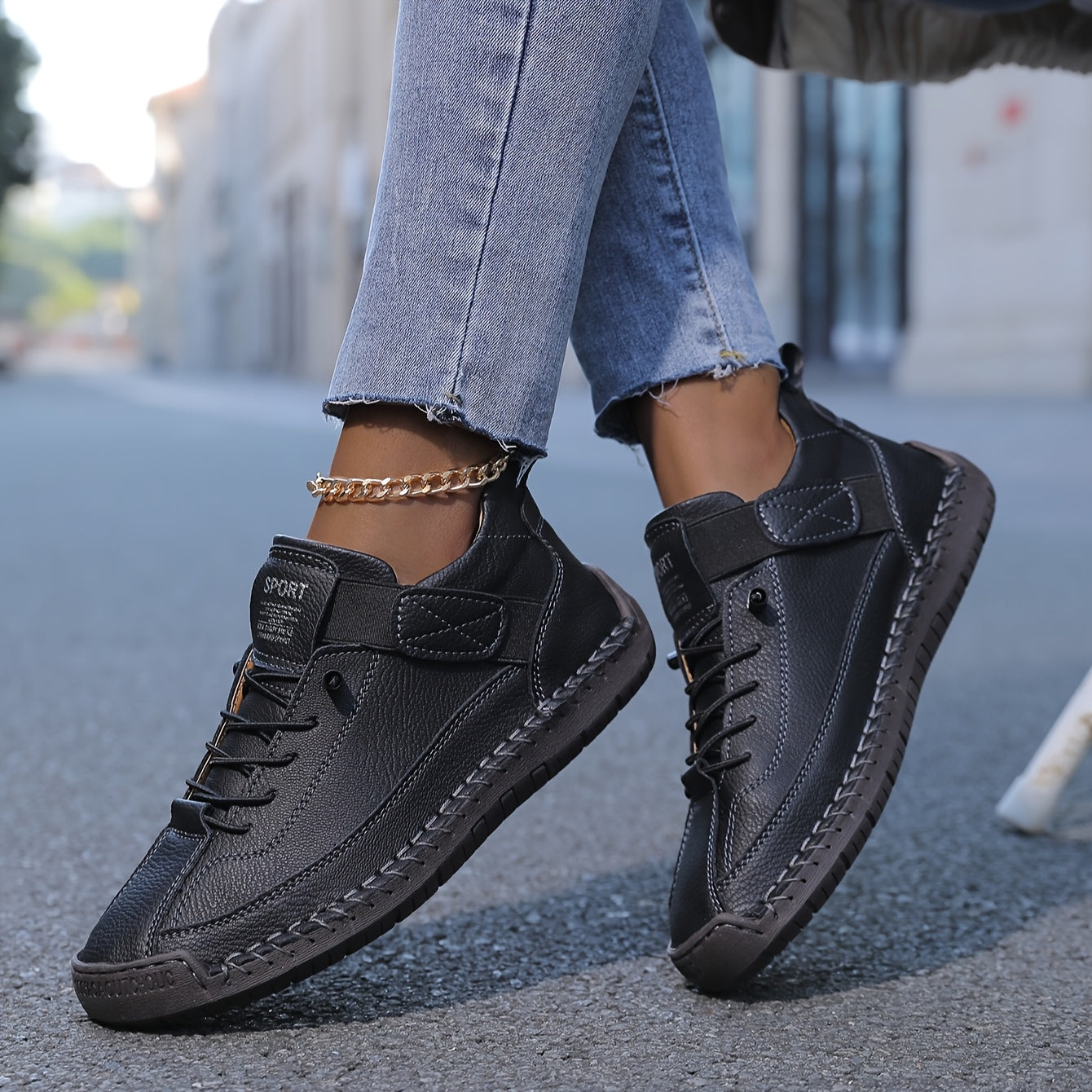 Sneakers da donna eleganti e traspiranti per uso quotidiano - Design slip-on e comfort ottimale 2