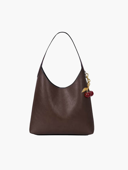Borsa Donna in Pelle con Ciondolo Elegante e
