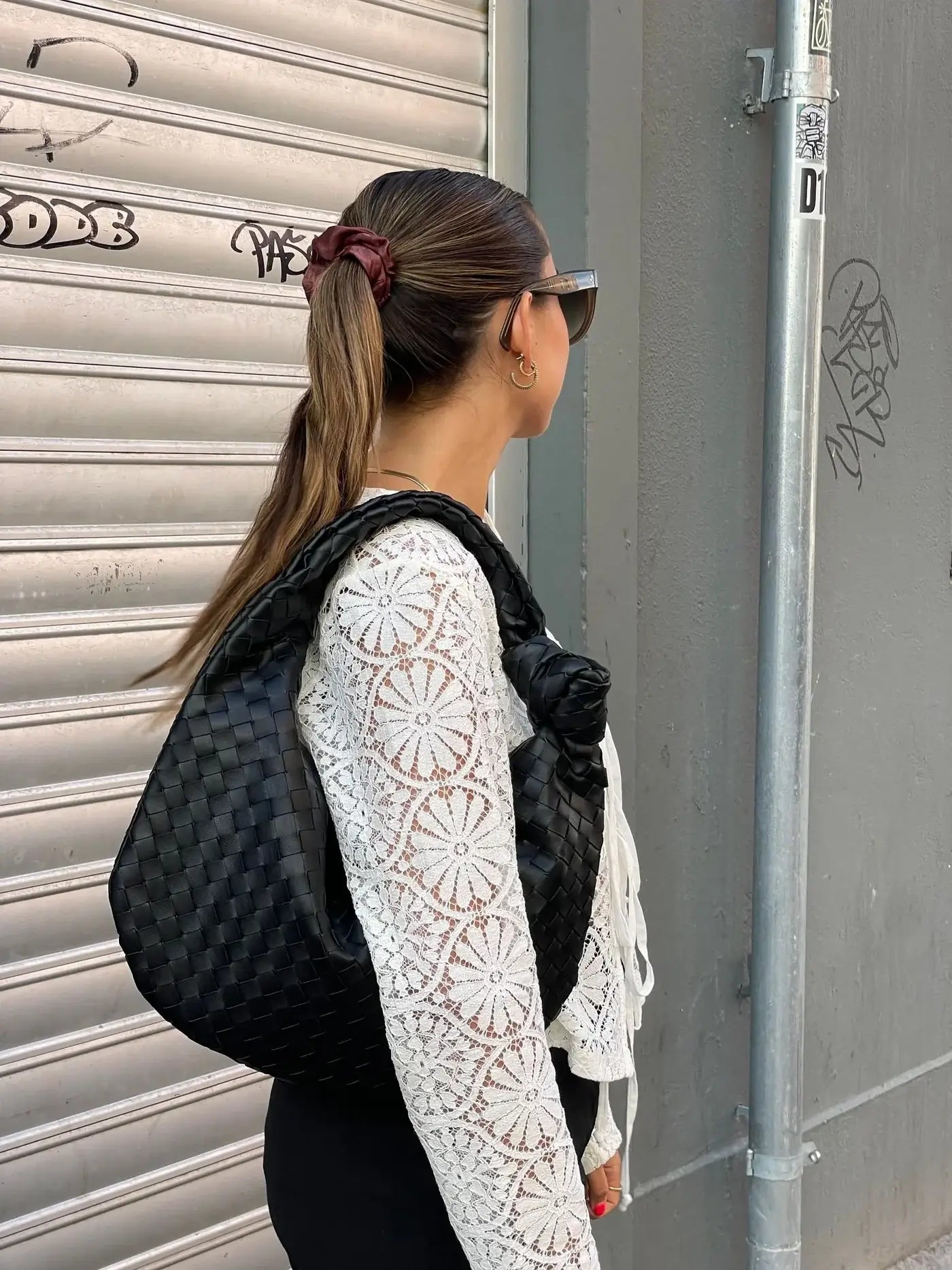 Borsa Donna Intrecciata Media