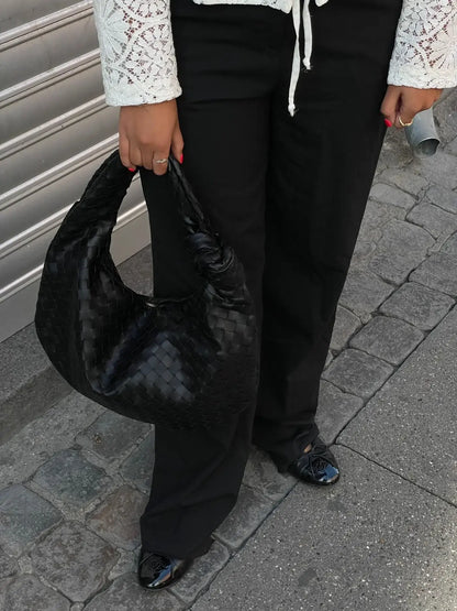 Borsa Donna Intrecciata Media