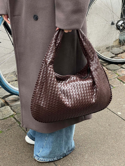 Borsa Hobo Donna Intrecciata Grande