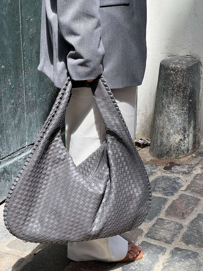 Borsa Hobo Donna Intrecciata Grande