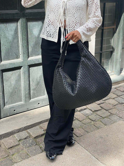 Borsa Hobo Donna Intrecciata Grande