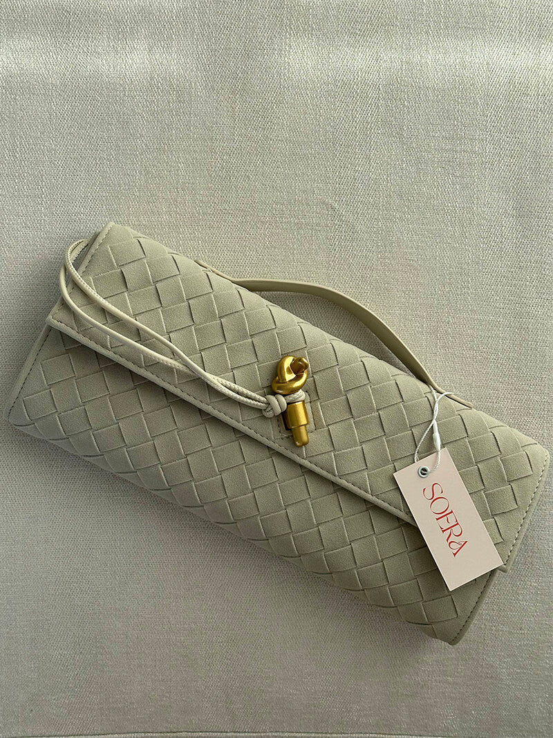 Clutch Donna in Ecopelle Intrecciata