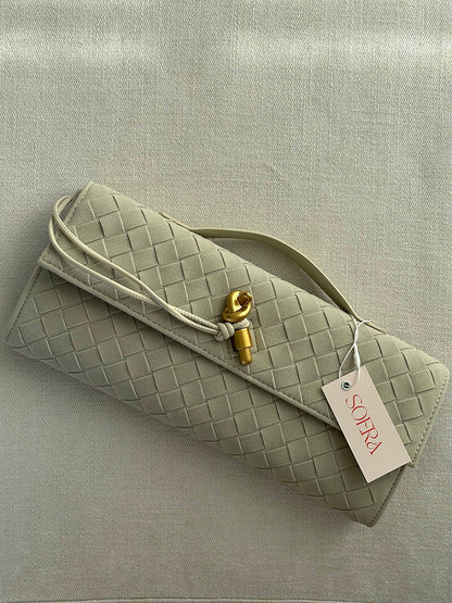Clutch Donna in Ecopelle Intrecciata