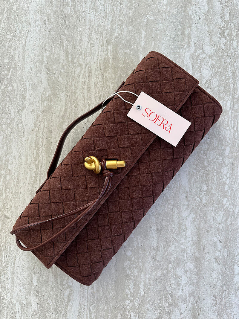 Clutch Donna in Ecopelle Intrecciata