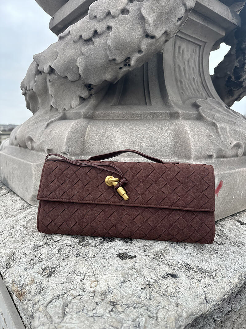 Clutch Donna in Ecopelle Intrecciata