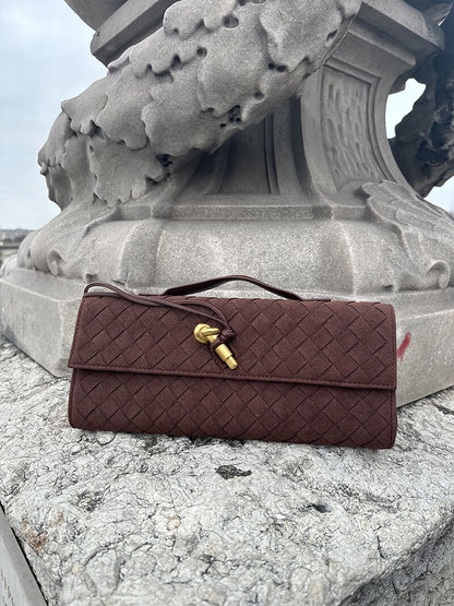 Clutch Donna in Ecopelle Intrecciata