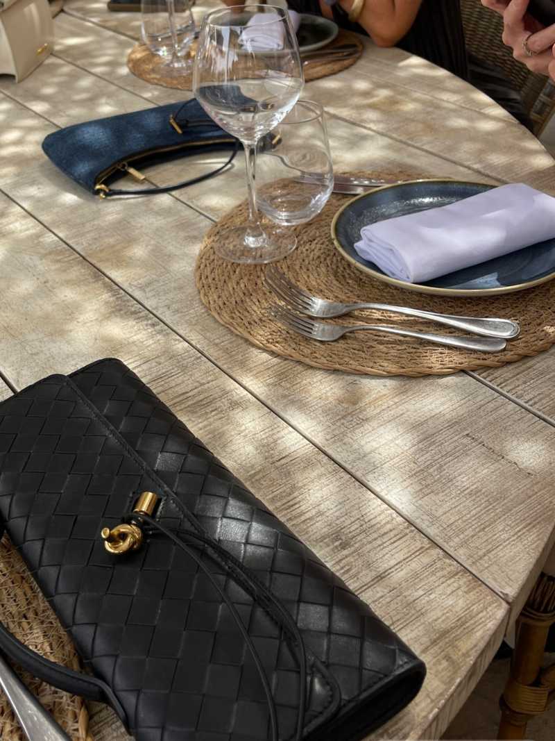 Borsa Unisex Intrecciata Stile Classico