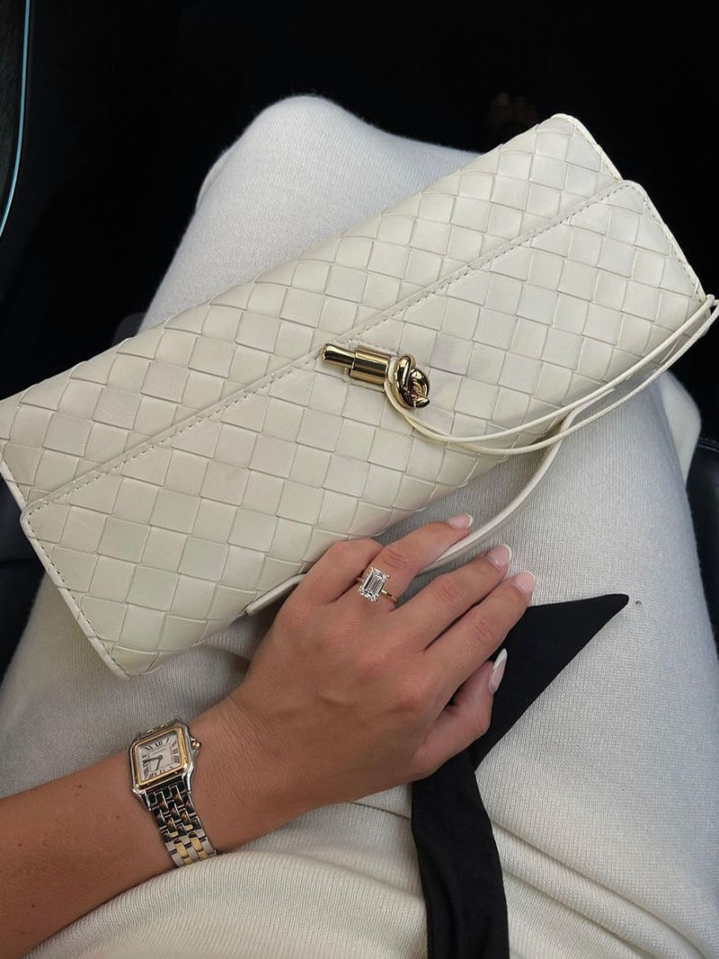Borsa Unisex Intrecciata Stile Classico