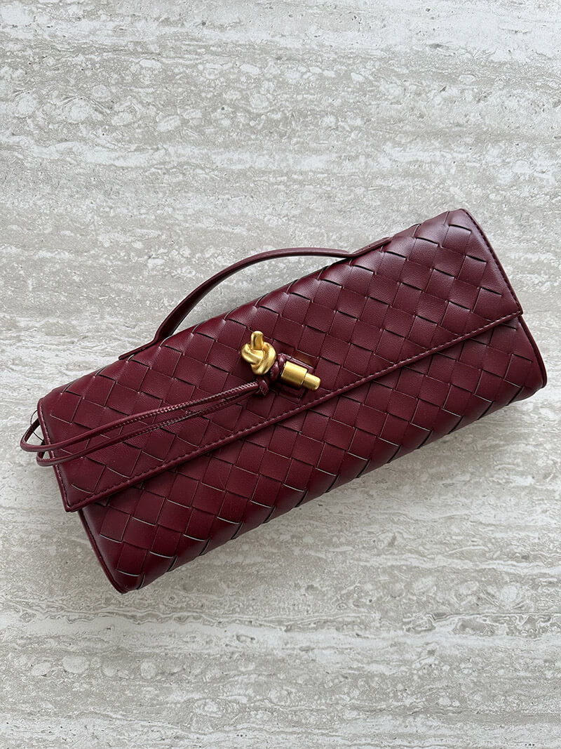 Borsa Unisex Intrecciata Stile Classico