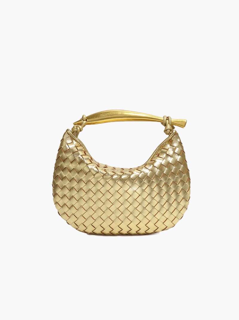 Borsa Donna in Ecopelle Intrecciata Tracolla