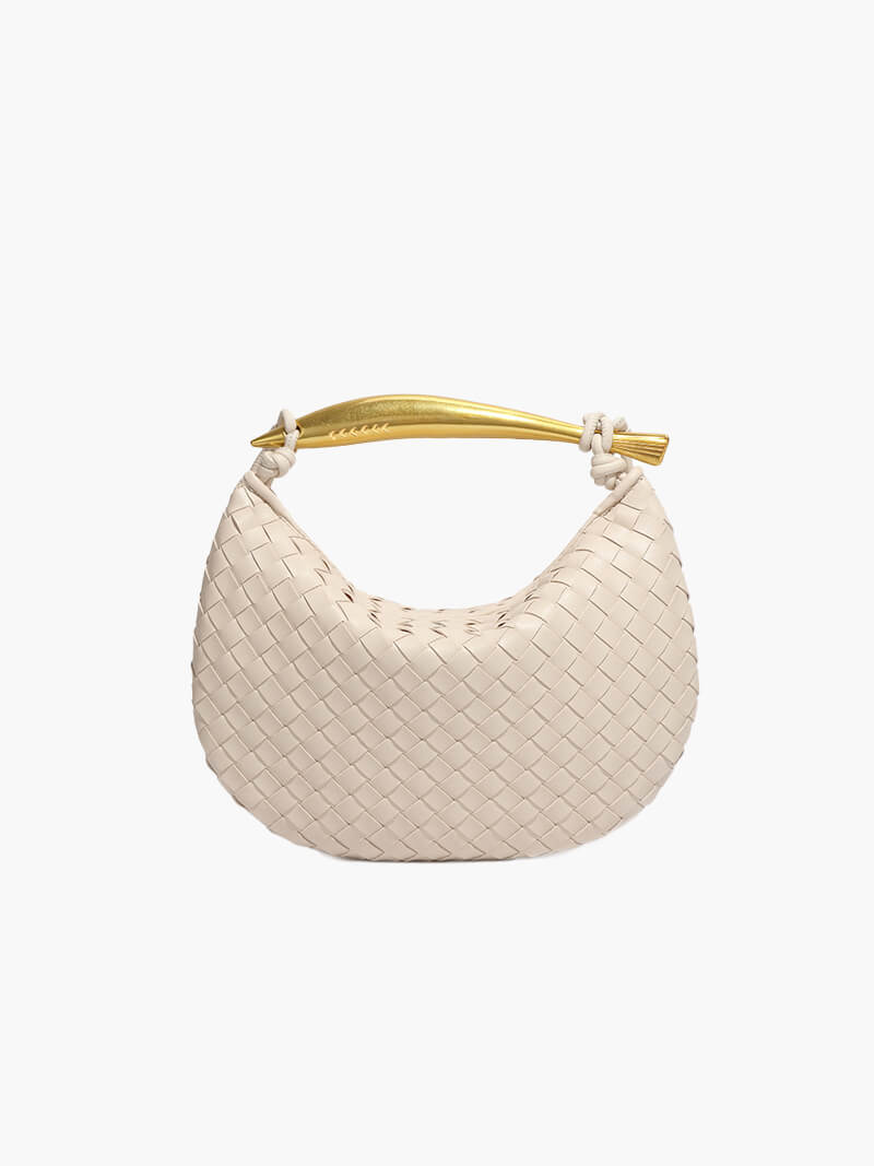 Borsa Donna in Ecopelle Intrecciata Tracolla
