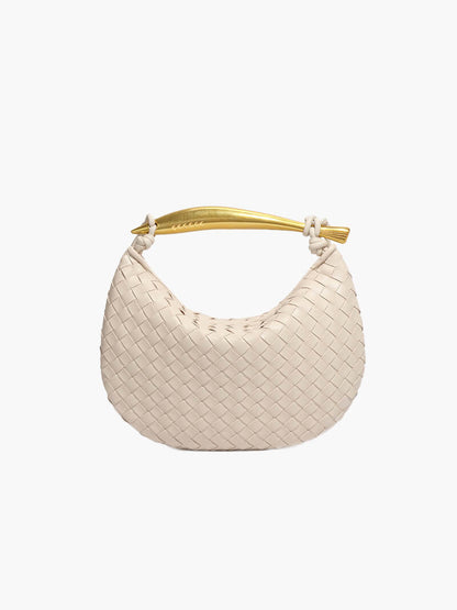 Borsa Donna in Ecopelle Intrecciata Tracolla