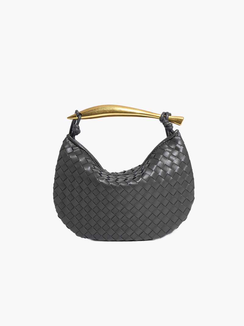 Borsa Donna in Ecopelle Intrecciata Tracolla
