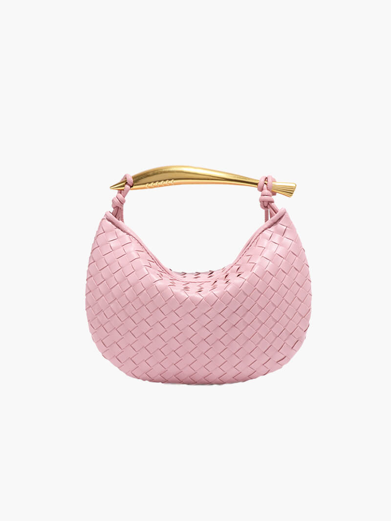 Borsa Donna in Ecopelle Intrecciata Tracolla